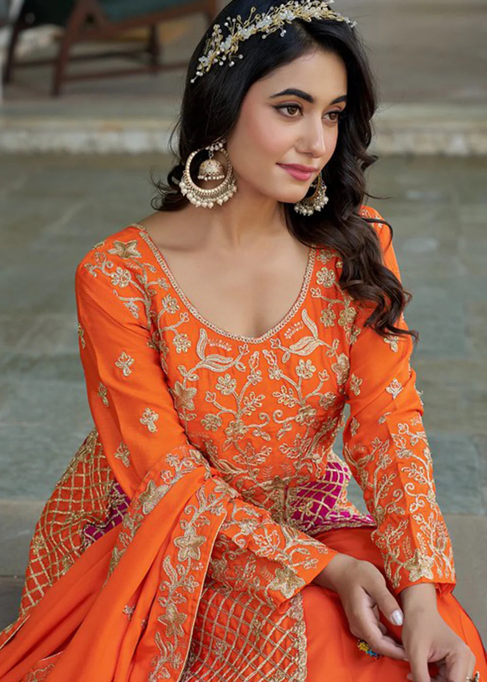 Chandni Charm Luxury Gown